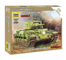 Модель "Брит.танк"Матильда" 1/100 Звезда /6171/