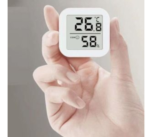 Термометр-гигрометр 45х45х16мм. мини