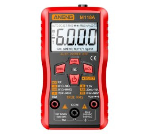 Мультиметр цифровой ANENG М 118А автомат