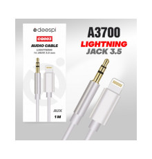 Кабель  Lightning-AUX  3.5мм /шт./1.0м deespi